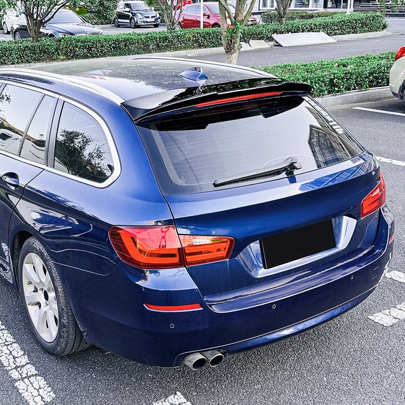 Roof spoiler  BMW 5-Series F11 Touring 2010-2016 (ABS Glossy Black)