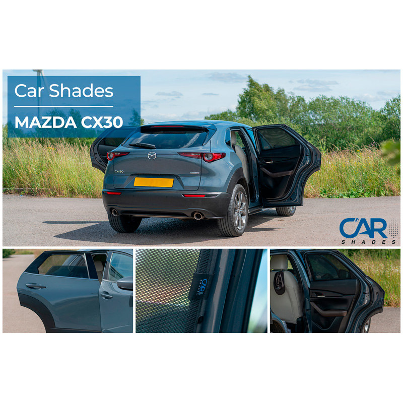 Set Car Shades (rear side doors)  Mazda CX-30 5 doors 2020- (2-pieces)