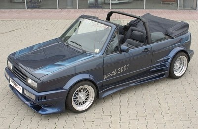 venderspacers Rear VW Golf II Polyester Rieger
