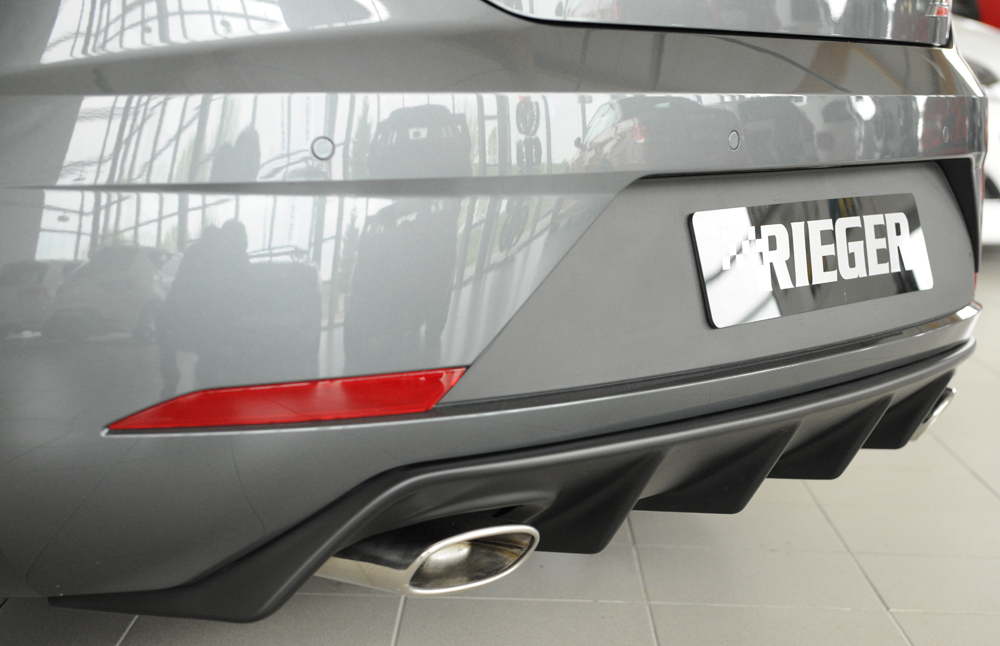 Achterbumper Diffusor Rieger Seat Leon Cupra 5F 17-..