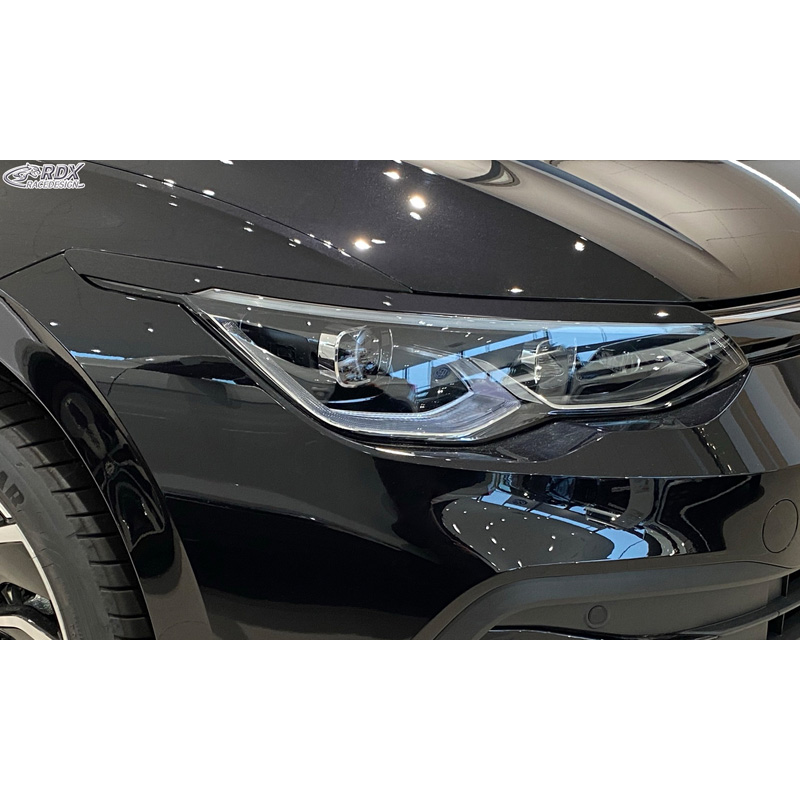 Koplampspoilers  Volkswagen Golf VIII (CD) 2020- (ABS)