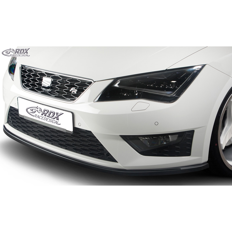 Front spoiler  Seat Leon 5F SC/5-doors/ST FR/Cupra 2013-2020 (ABS glossy black)