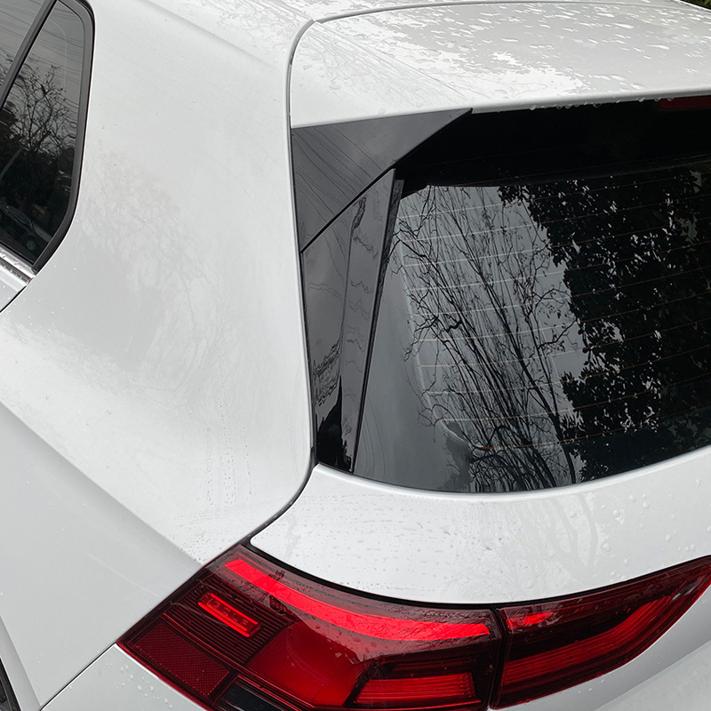 Set achterruit side-spoilers  Volkswagen Golf VIII HB 3/5-deurs 2020- (ABS Glanzend zwart)
