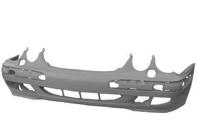 voorbumper, in primer Mercedes E klasse, W210, 1999-2002