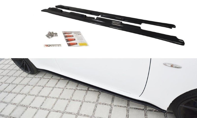Zijskirts Diffusers Lexus IS Mk2 Glanzend Zwart