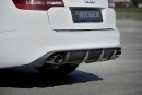 Achterinzet Audi A6 4F facelift Rieger ABS Carbon