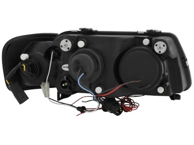 Koplampen Audi A3 8L 96-00 Angel Eyes Chroom