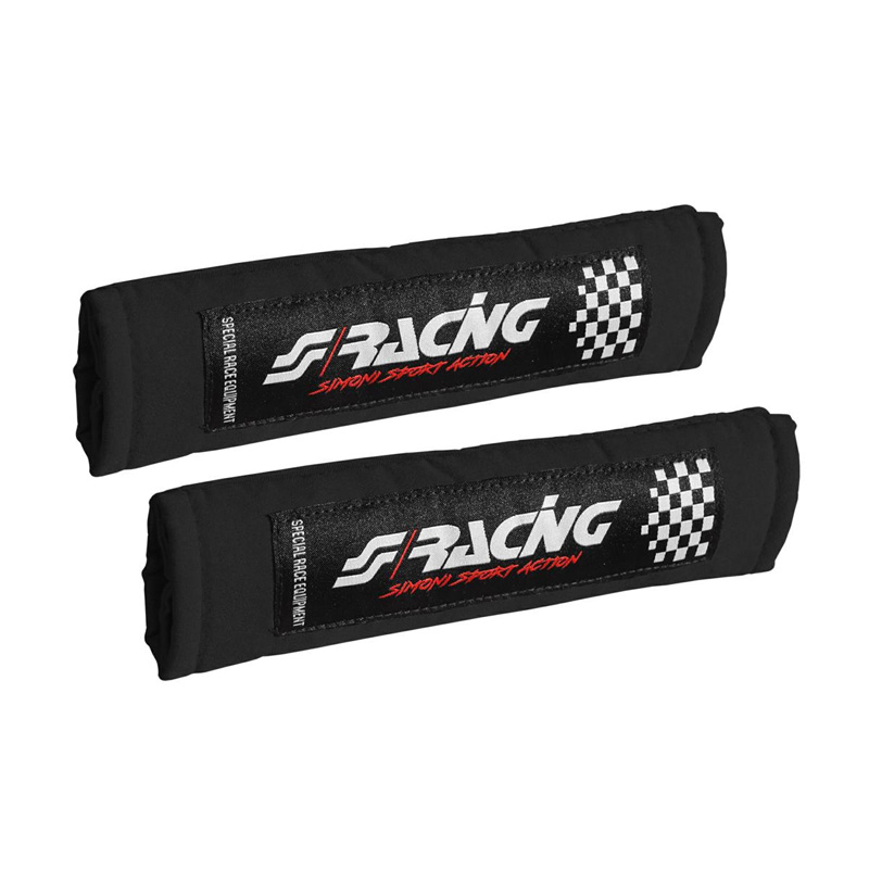 Simoni Racing Gordelhoezen Sport - Zwart - 2 stuks