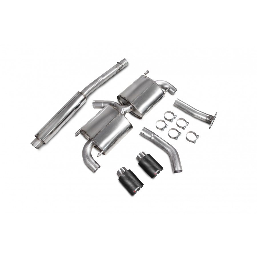Subaru BRZ ZD8 Resonated secondary cat-back system Scorpion