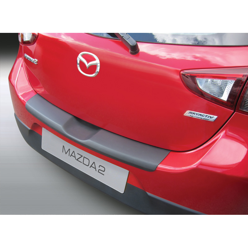 ABS Rear bumper protector  Mazda 2 3/5-doors 2015- Black