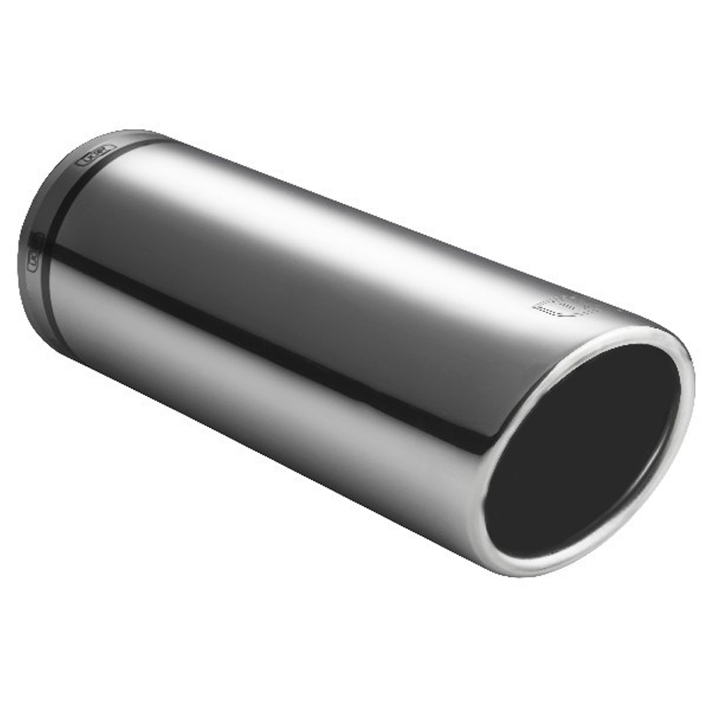 Ulter Sport Exhaust finisher - Round Ø70mm - Length 120mm - Installation 40-60mm - Inox
