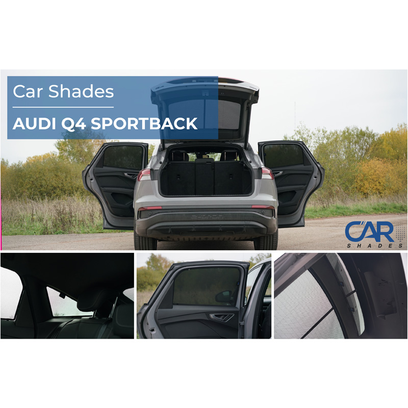 Set Car Shades  Audi Q4 Sportback (F4N) 2021- (8-pieces)