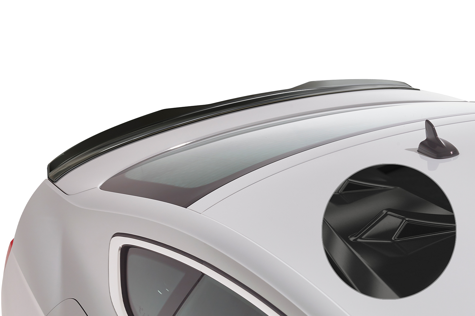 Spoiler Audi A5 (F5) Sportback CSR glans Zwart