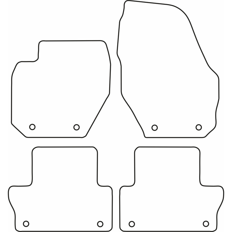Automatten  Volvo XC60 2008-2016