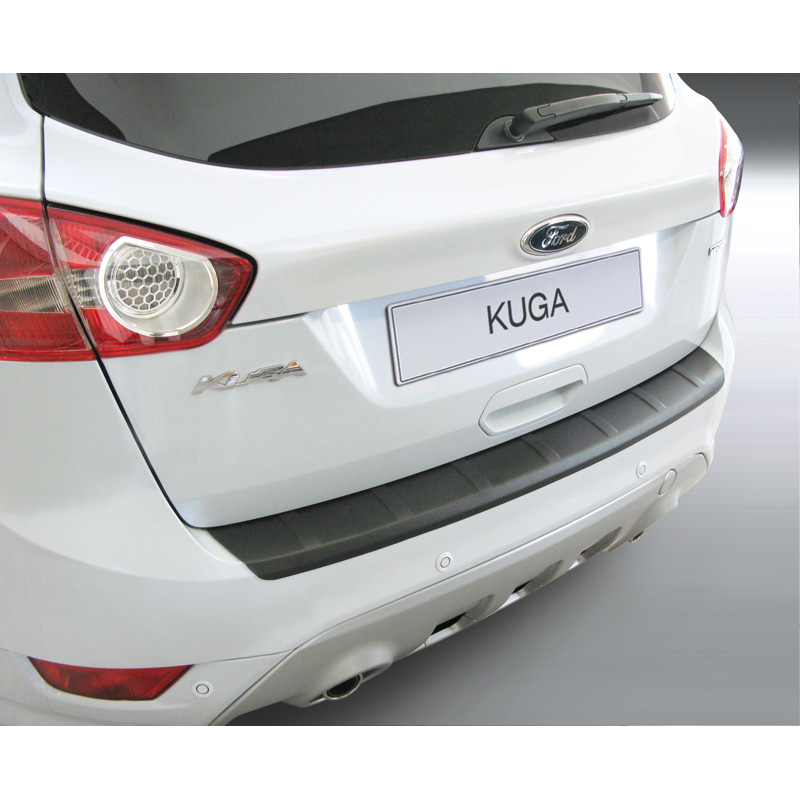 ABS Rear bumper protector  Ford Kuga MK1 2008-2013 Black 'Ribbed'