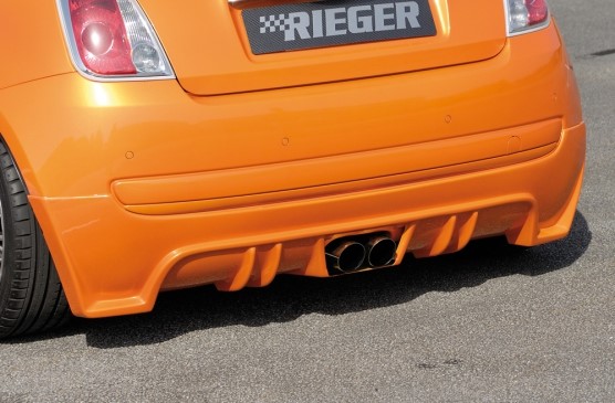 Diffuser Fiat 500 (312) dubbele uitlaat Rieger