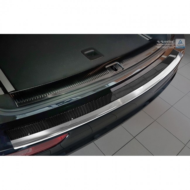 Achterbumper Beschermlijst 'Deluxe' Audi Q5 2008-2016 Chroom/Zwar