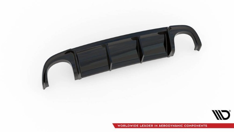 Diffuser Audi RS4 B7 Maxton Glans Zwart