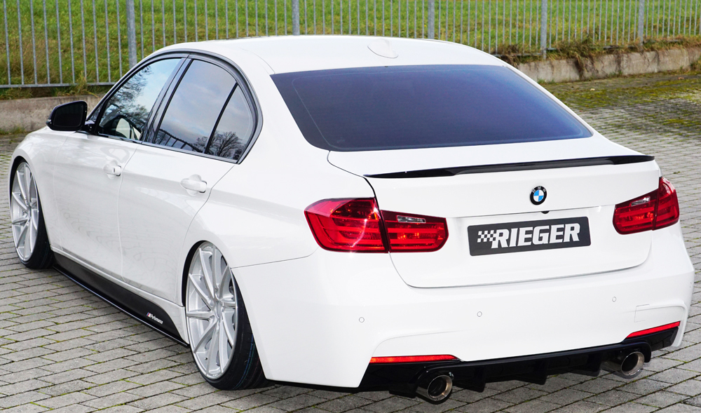Diffuser BMW 3 Serie M Pakket F30 / F31 Rieger Glans Zwart