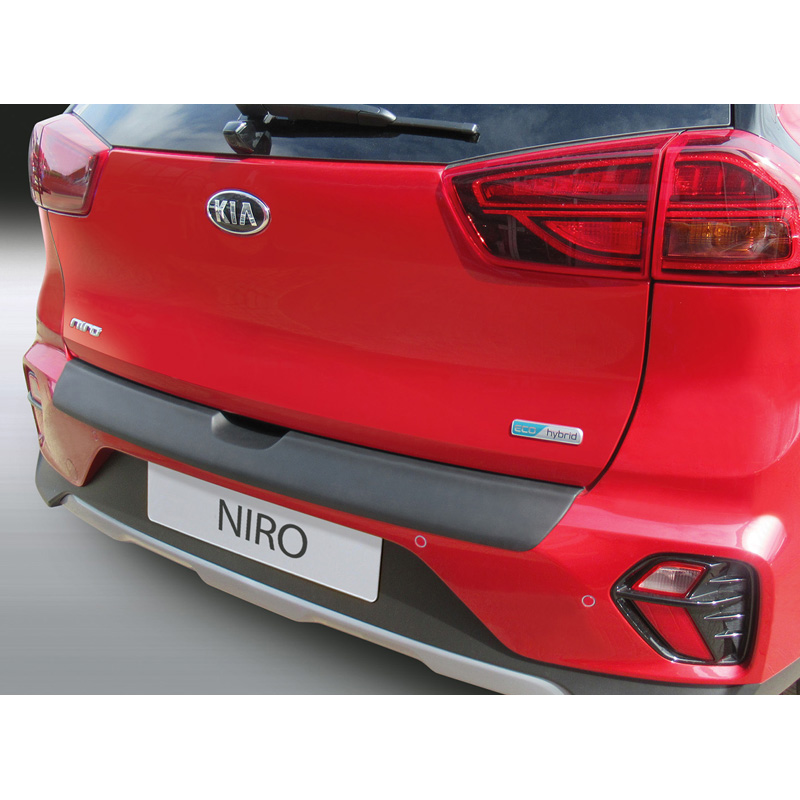 ABS Rear bumper protector  Kia Niro Hybrid Facelift 2019-2022 Black