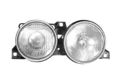koplamp, Hella, H1+H1, links, 08/1988-BMW 3 serie E30, 1982-1990