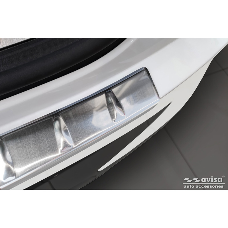 RVS Achterbumperprotector  BMW X4 G02 FL 2021- met M-Pakket 'Ribs'