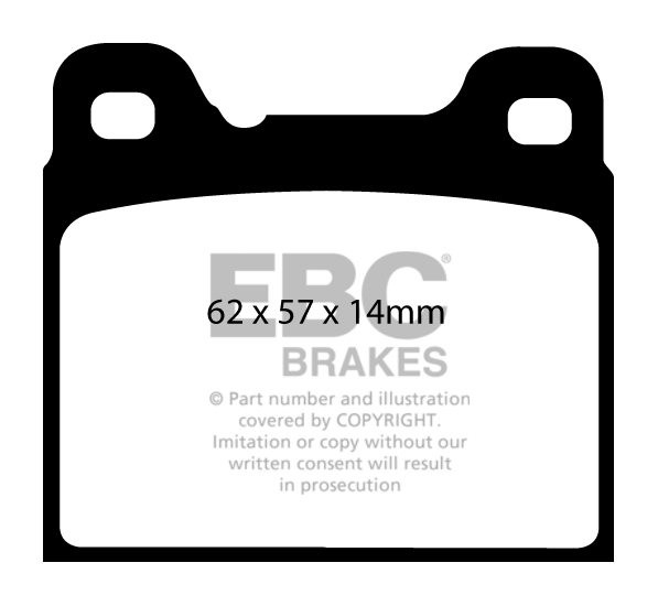 EBC Brakes OPEL Rekord 1.5 64-71 Remblokken voorzijde