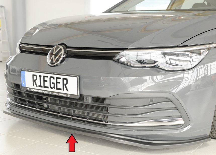 Voorspoiler Volkswagen Golf 8 Rieger