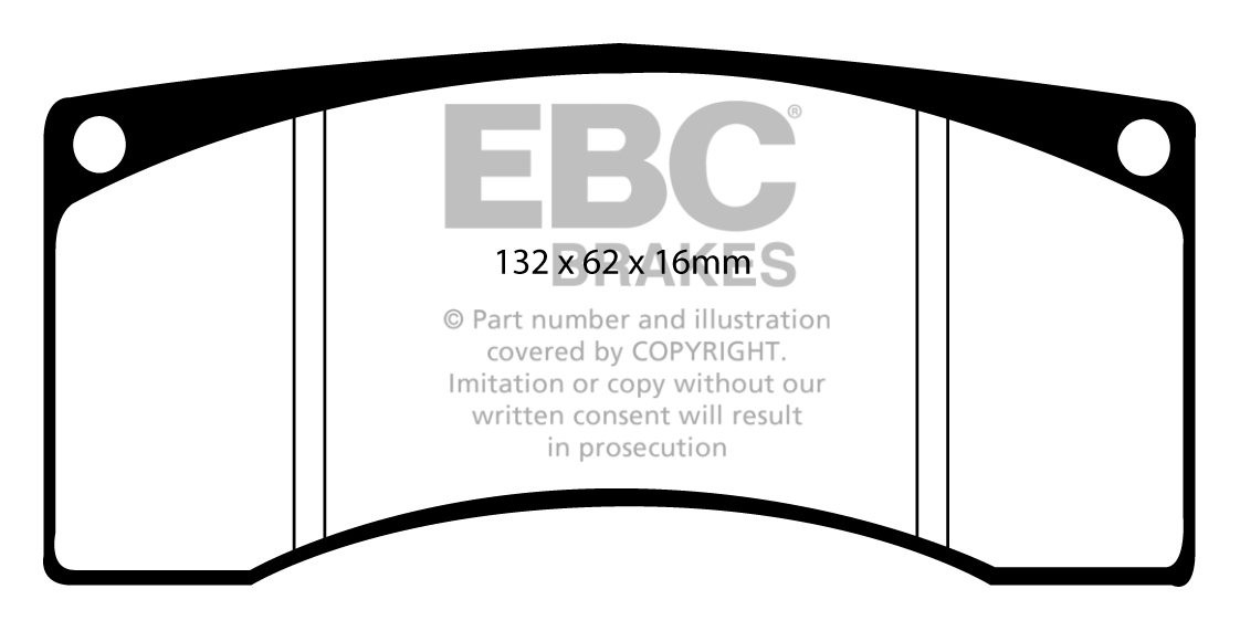 EBC Brakes OPEL Insignia 2.0 Twin TD (190)(TRW) 2009-.. Remblokk