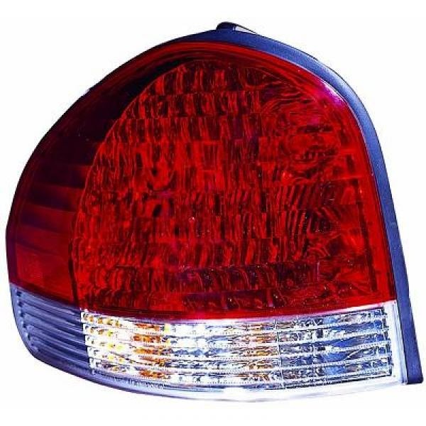 Achterlicht links SANTA FE 00-06 ROOD/WIT
