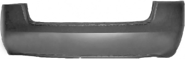 Bumper ACHTER Audi A4 8E 04-07 LICHTZILVER-MET.