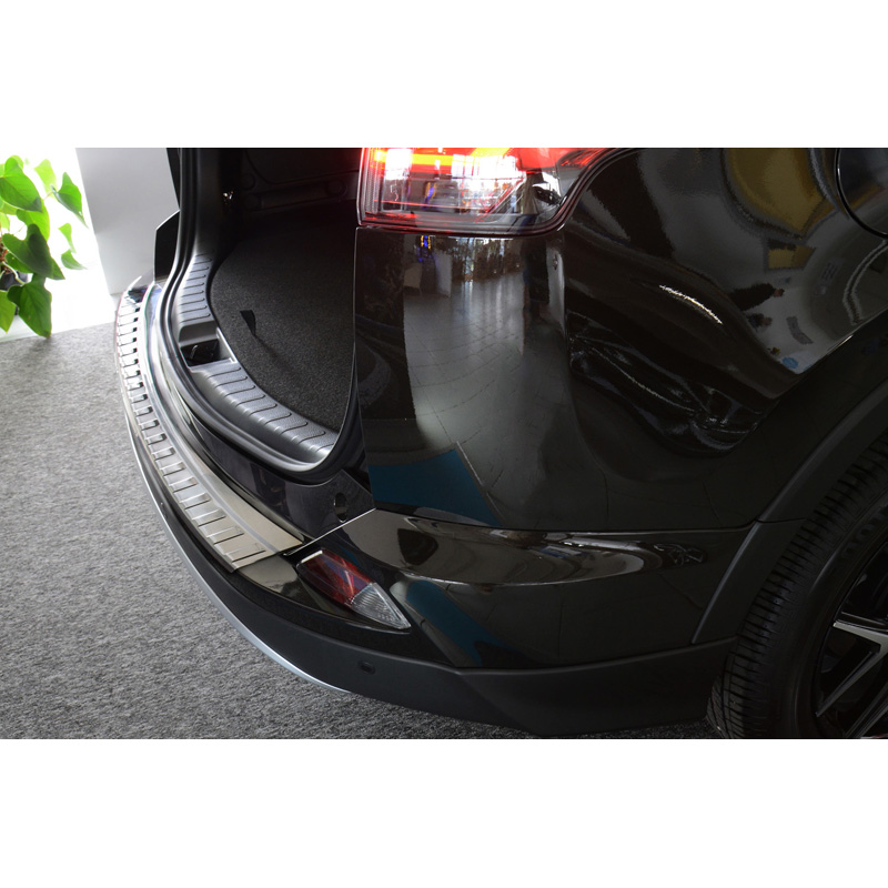 Stainless Steel Rear bumper protector  Toyota RAV4 2015- 'Ribs'