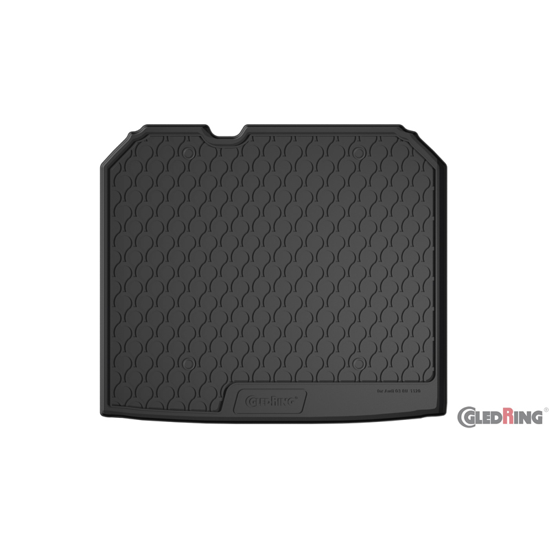 Rubbasol (Rubber) Trunk mat  Audi Q3 2011-2018 (Upper floor + Trunk package incl. net)