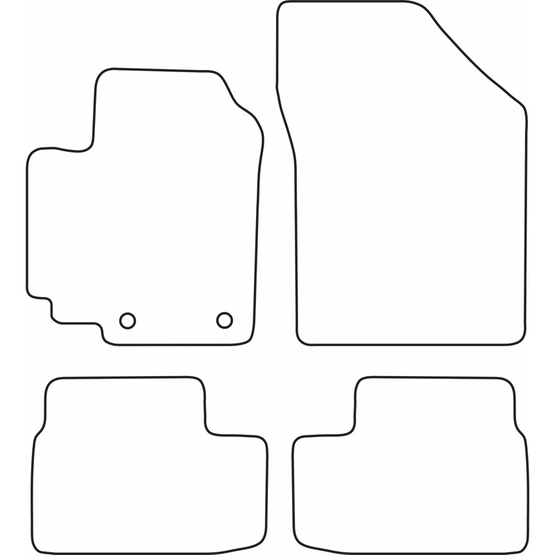 Automatten  Opel Agila 2008-