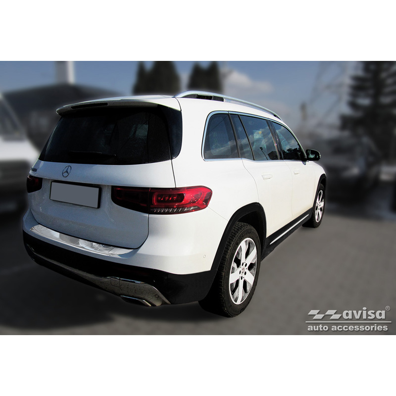 RVS Achterbumperprotector  Mercedes GLB (X247) incl. AMG 2019- 'Ribs'