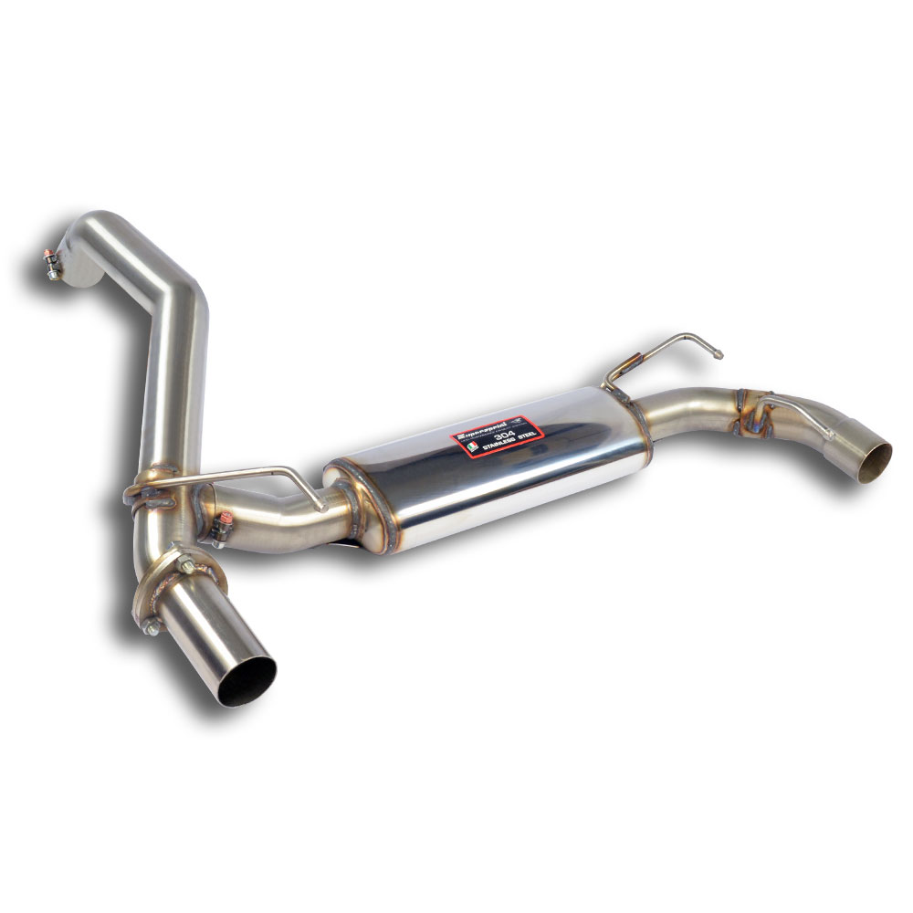 595 ABARTH 1.4T "Pista" (160 Hp) (Ø65 with valve) 2016 Rear exhaust right - left