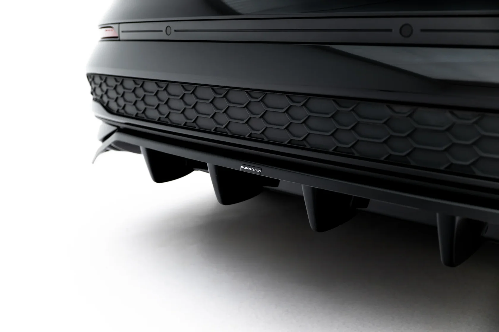 Diffuser V.1 Audi A3 Sedan 8Y Facelift Maxton Glanzend zwart