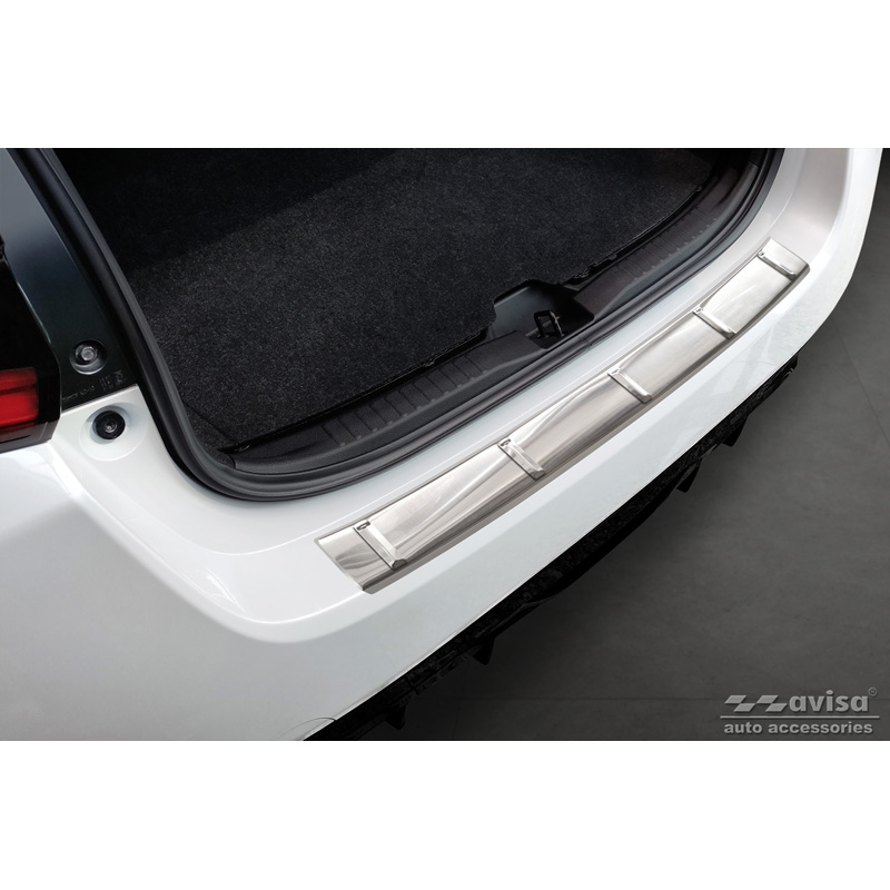 Stainless Steel Rear bumper protector  Toyota Yaris IV 'GR' 2020- 'Ribs'
