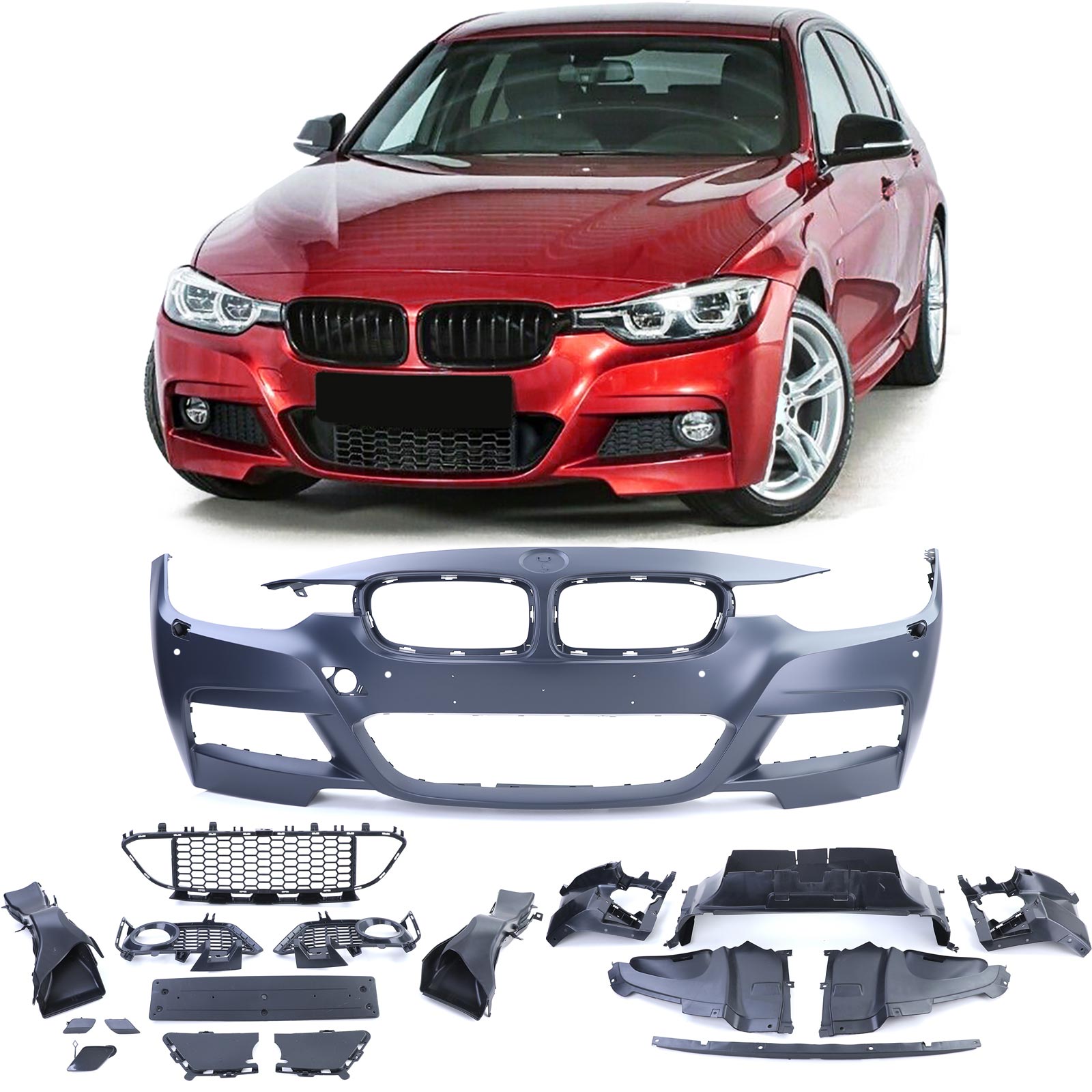 Voorbumper M Sport BMW F30 3-serie (11-19)