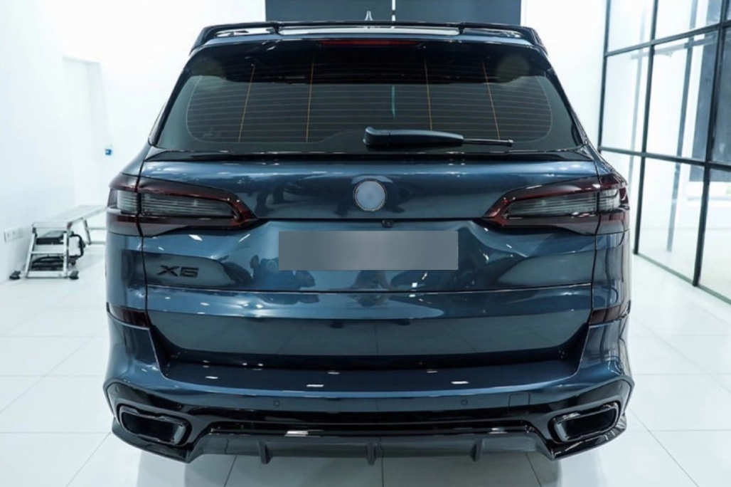 Spoiler Dak BMW X5 G05 M-Tech Black Knight Design Glans Zwart