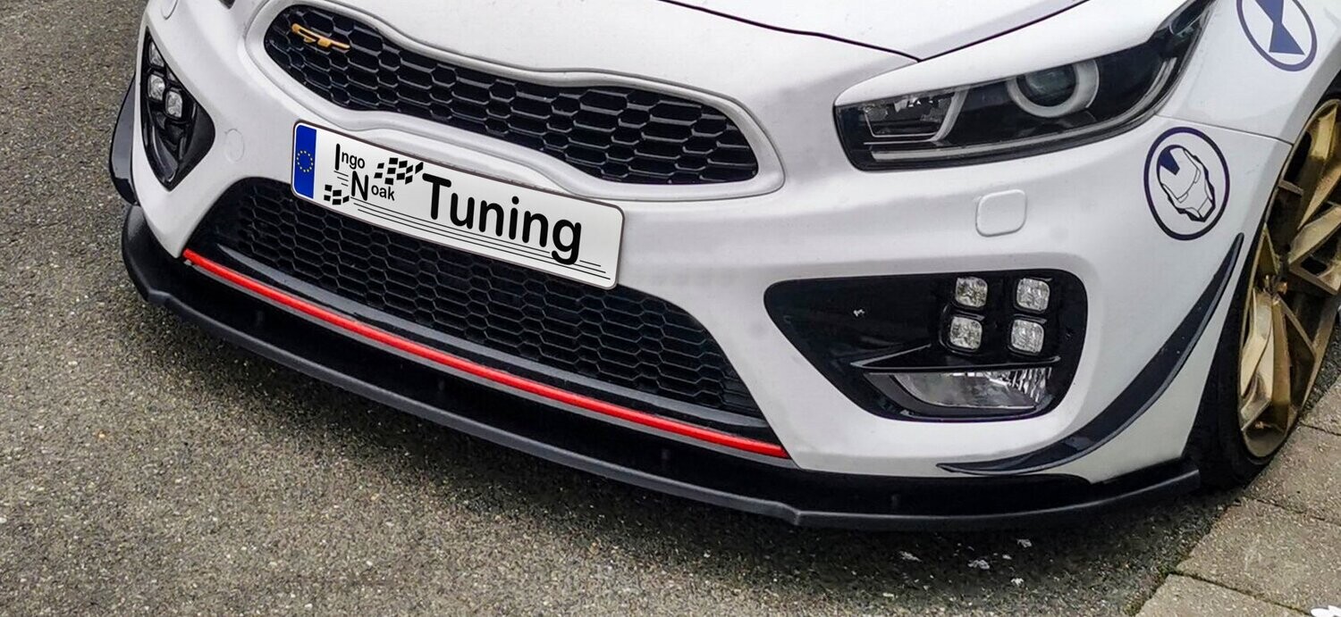 Voorspoilerlip V2 met vleugel Kia Ceed GT Pro Ceed GT 2013-
