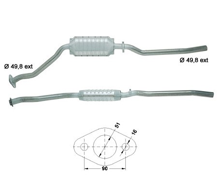 Opel VECTRA 2.0i 16V 4x4 1998 cc 110 Kw / 150 cv C2.0XE Magnaflo