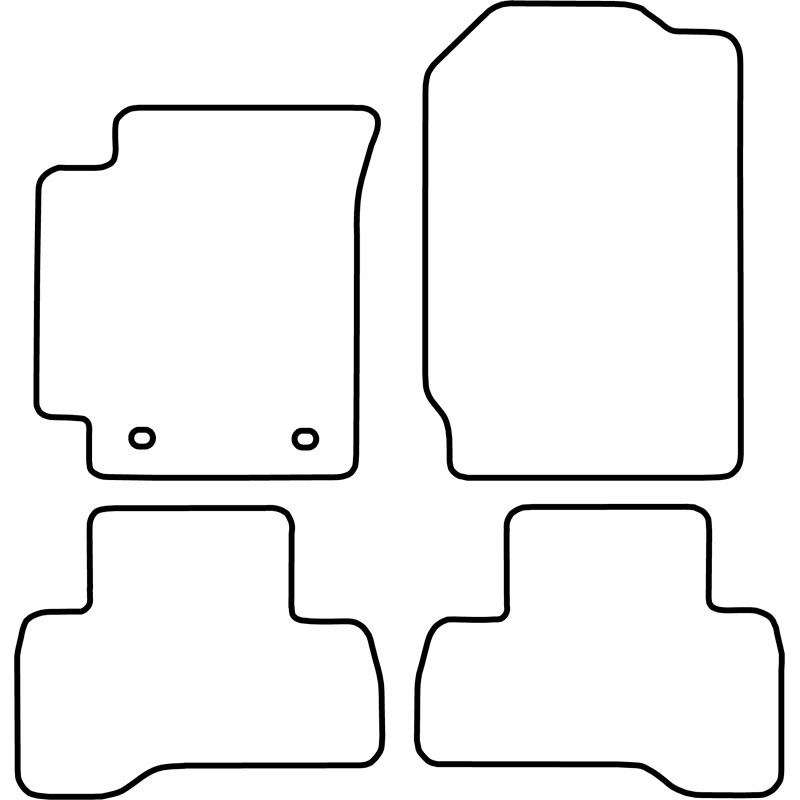 Set velour car mats  Suzuki Grand Vitara 3 doors 2005-