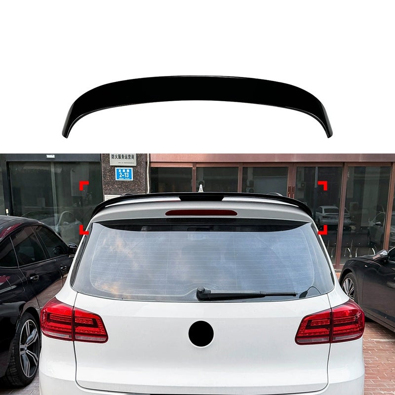 Roof spoiler  Volkswagen Tiguan I (5N) 2007-2016 (ABS Glossy Black)