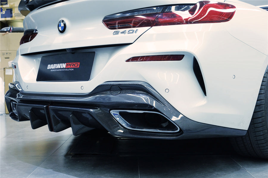 BMW 8 Series IMP Style Carbon Fiber Diffuser 2018-2022