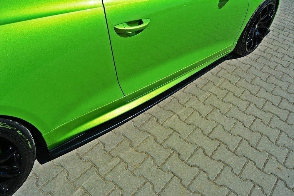 Zijskirts Volkswagen Scirocco R Maxton Glans Zwart