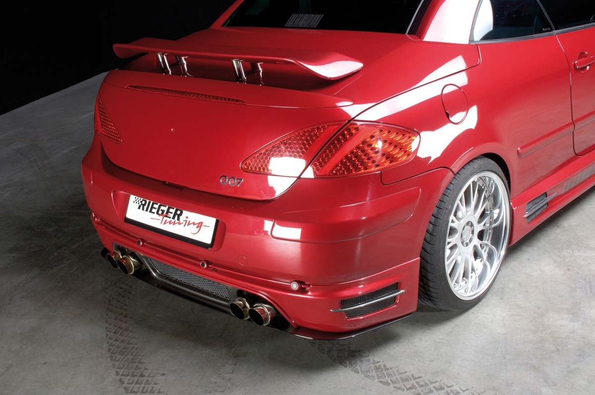 Achteraanzet Carbon diffuser-look Peugeot 307 CC Rieger