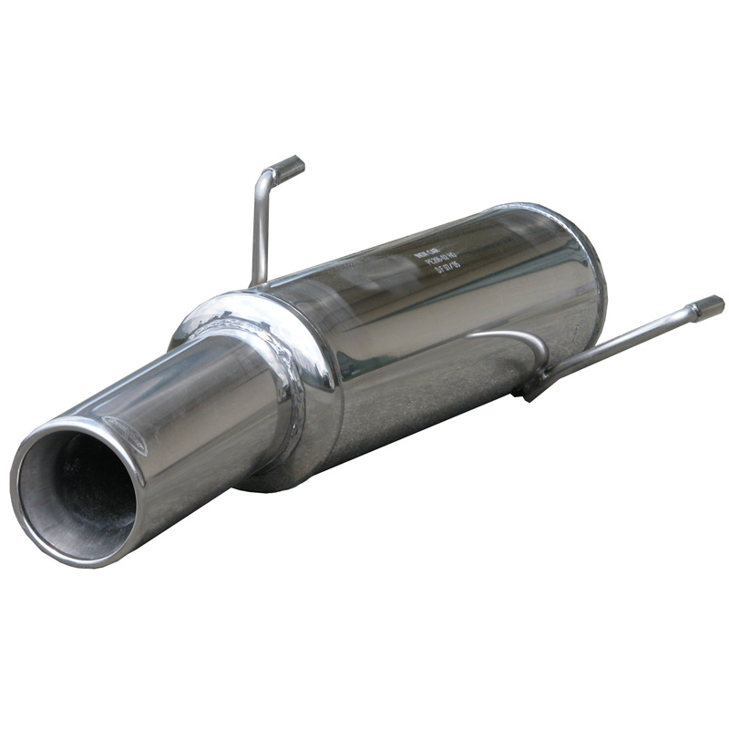 100% Inox Sport Exhaust  Peugeot 206 1.4 16v/XS (88HP) 2001- 102mm
