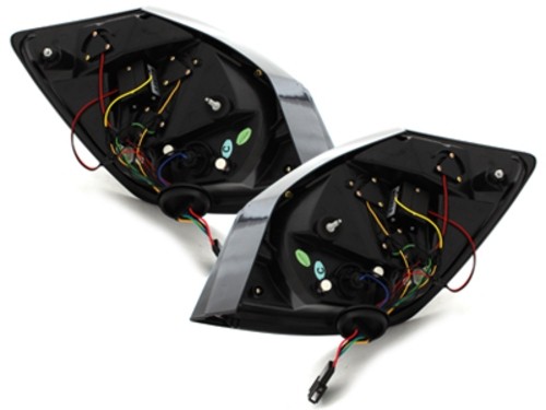 Rear lights Skoda Fabia LED 5J 07+ red/smoke