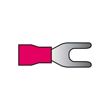 Kabelverbinders 016 rood 10st